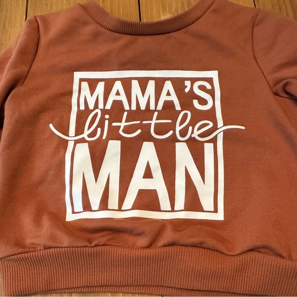 SHEIN Brown Graphic Sweatshirt Hoodie 9-12 months - Picture 2 of 6